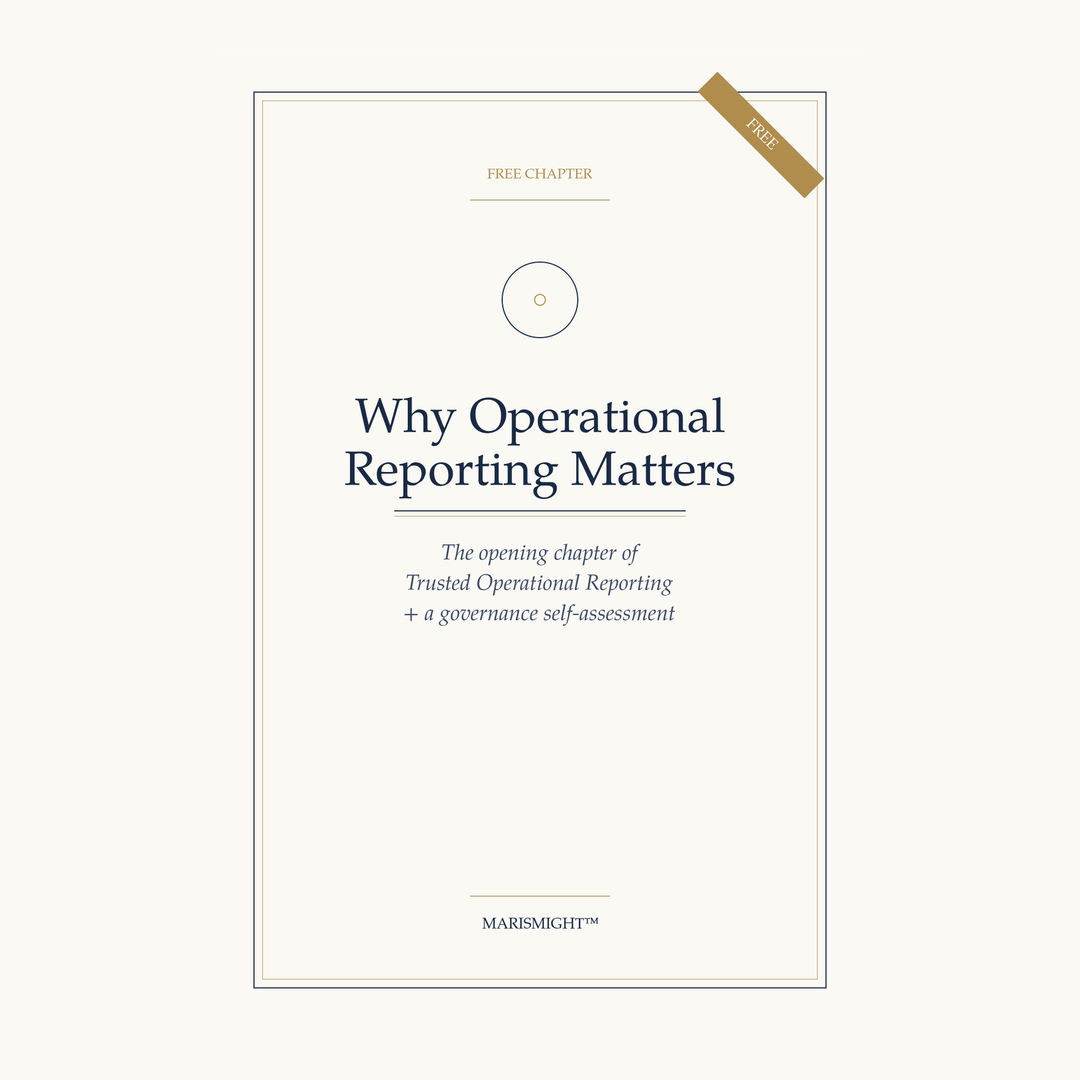 Free Chapter + Reporting Governance Self-Assessment