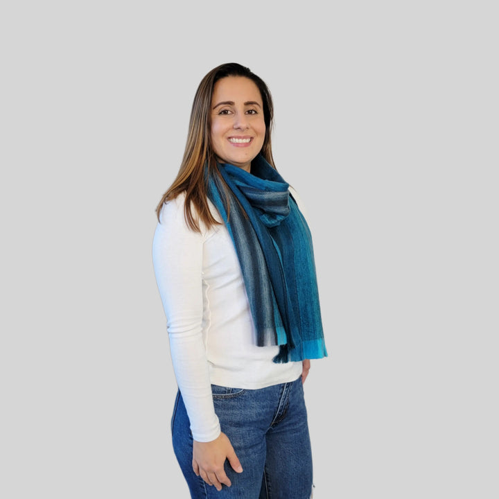 Wool Scarf - Lorena Alpaca Wool Scarf